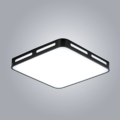 LED 루체(흑색) 방등/60W/조명색-주광